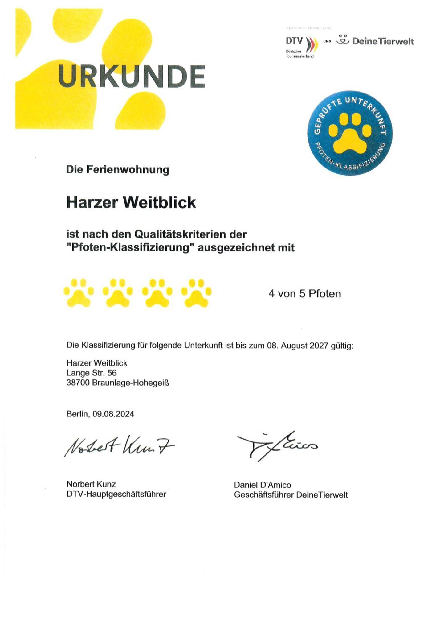 Fewo Harzer Weitblick, Hunde Willkommen, W-Lan, 2X Smart Tv, Dtv 4 Sterne, 4 Pfoten Браунлаге Экстерьер фото
